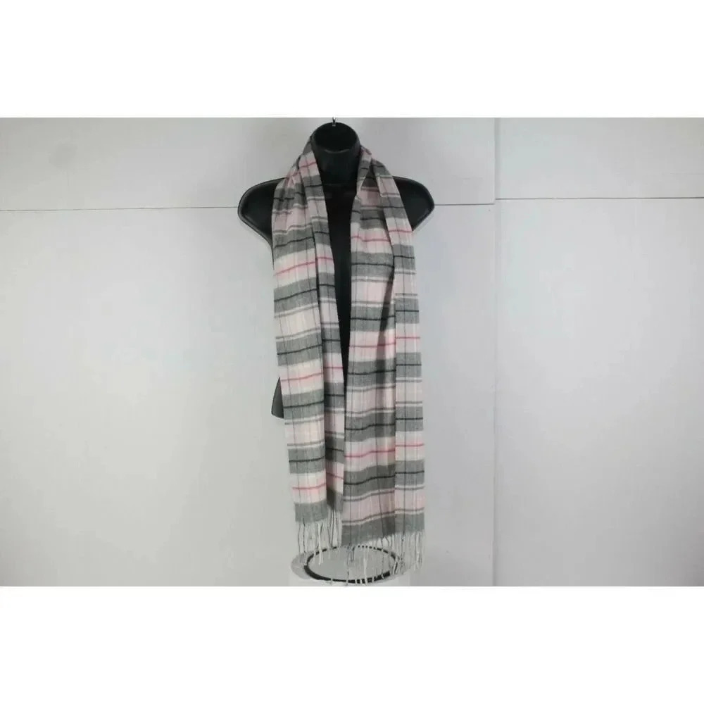 ladies cashmink plaid pattern scarf